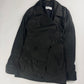 Yves Saint Laurent Sample Black Asymmetric Breasted Jacket 2000s - S