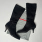 Prada Black Zipped Motor Boots FW 1999 - 38 IT/39 EU