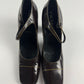 Prada Mary Jane Black Patent Leather Elegant Pumps FW 2001 - 40 IT/41 EU