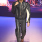 Gucci Sample Alexandro Michele Elbows & Shoulders Strong Pads Leather Biker Jacket FW 2023 - M