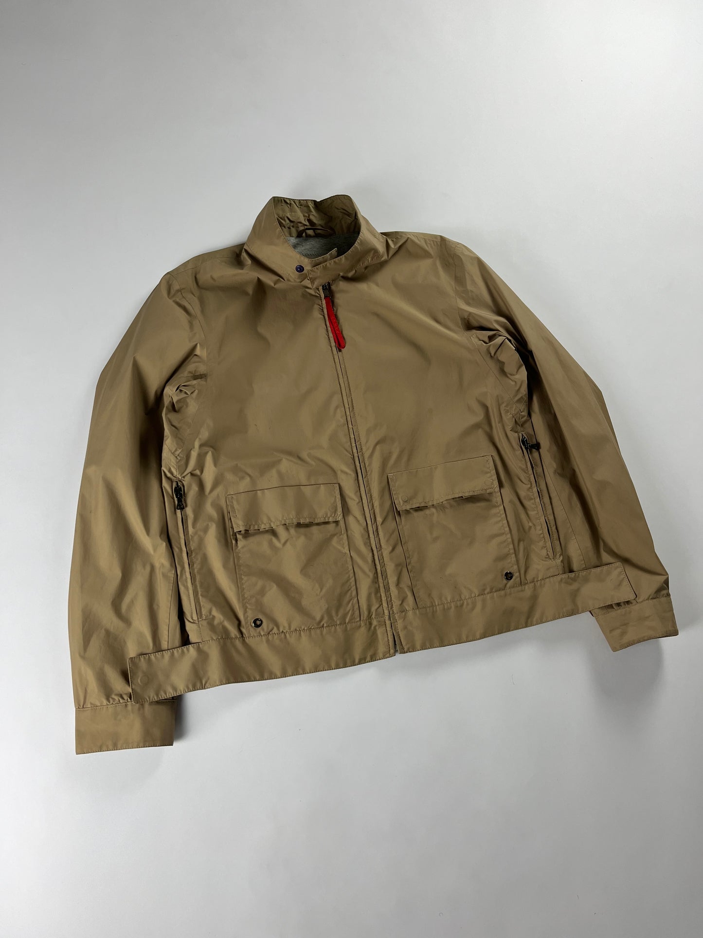 Prada Sand Camel Technical Nylon Jacket SS 2000 - M