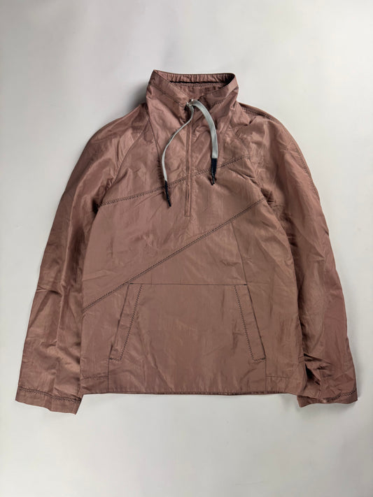 Hermès Sample Dust Pink Quarter Zip Piqure Stitch Jacket SS 2022 - M