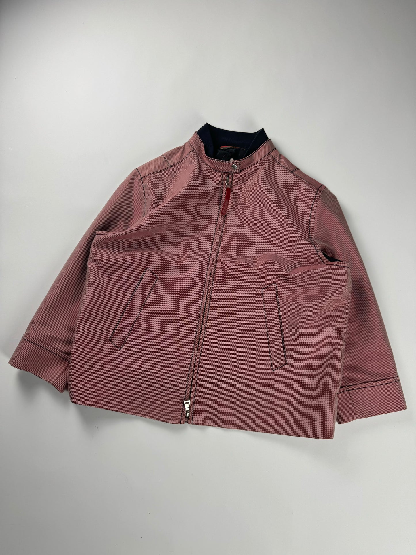 Prada Short Sleeves Moto Jacket 2000s - S