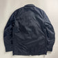 Prada Uniform Navy Double Zip Officer Minimalist Trucker Jacket FW 2011 - M