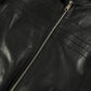 Dior Homme Black Leather Bomber Jacket SS 2008 - M