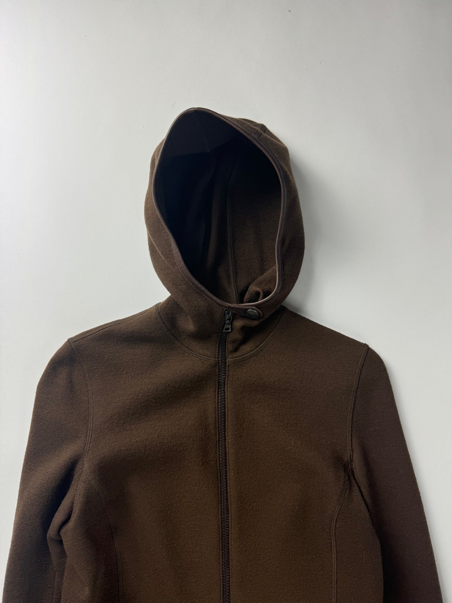Prada Rich Brown Ninja Balaclava Riot Fit Zipper FW 1999 - M