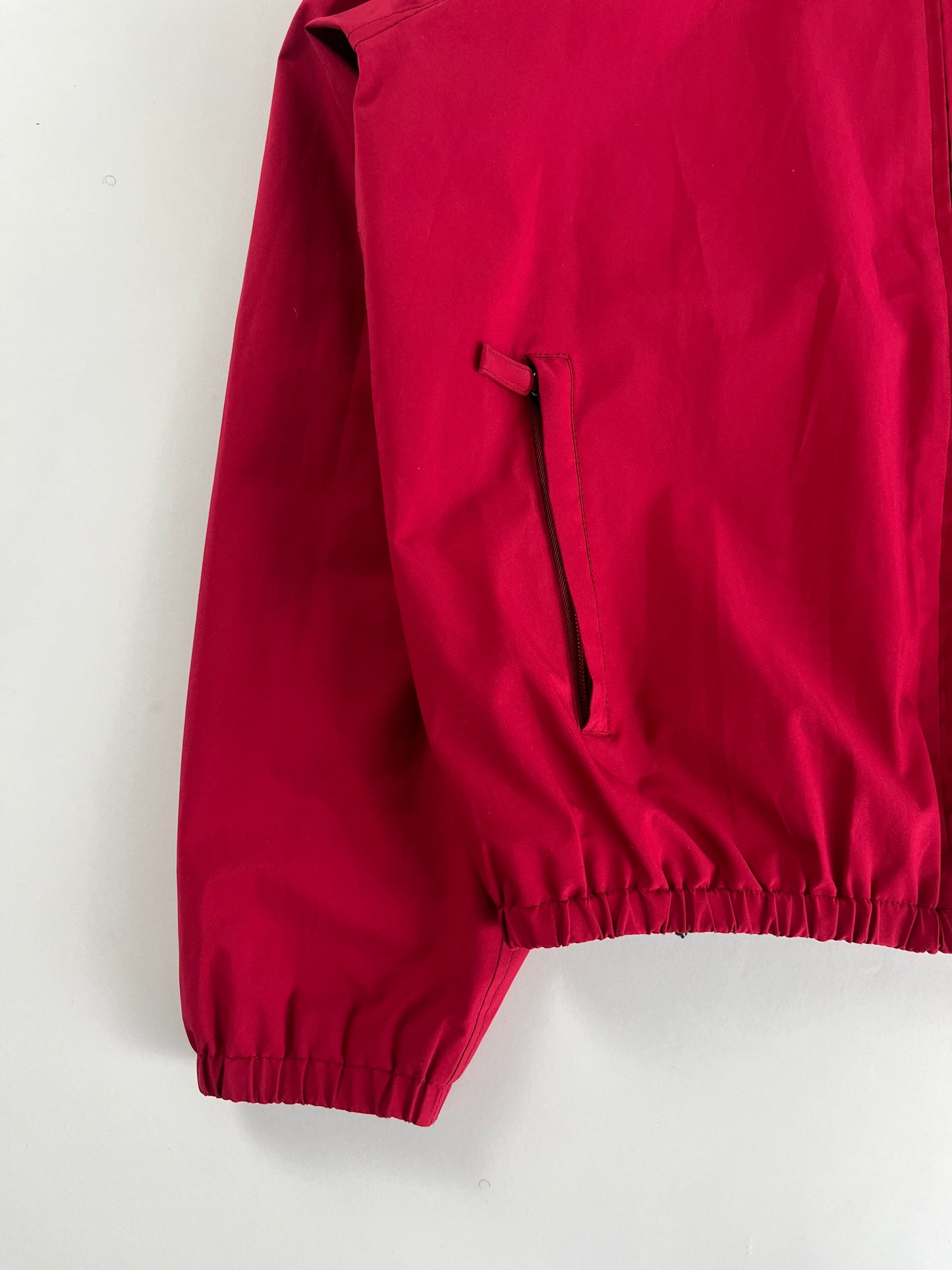 Prada Linea Rossa Red Nylon Bomber Jacket FW 1999 - M