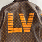 Louis Vuitton Nigo LV toile Monogram Military Leather Jacket Resort 2022 - L