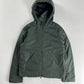 Prada Green Lantern Nylon Double Zip Hooded Jacket 1990s - S