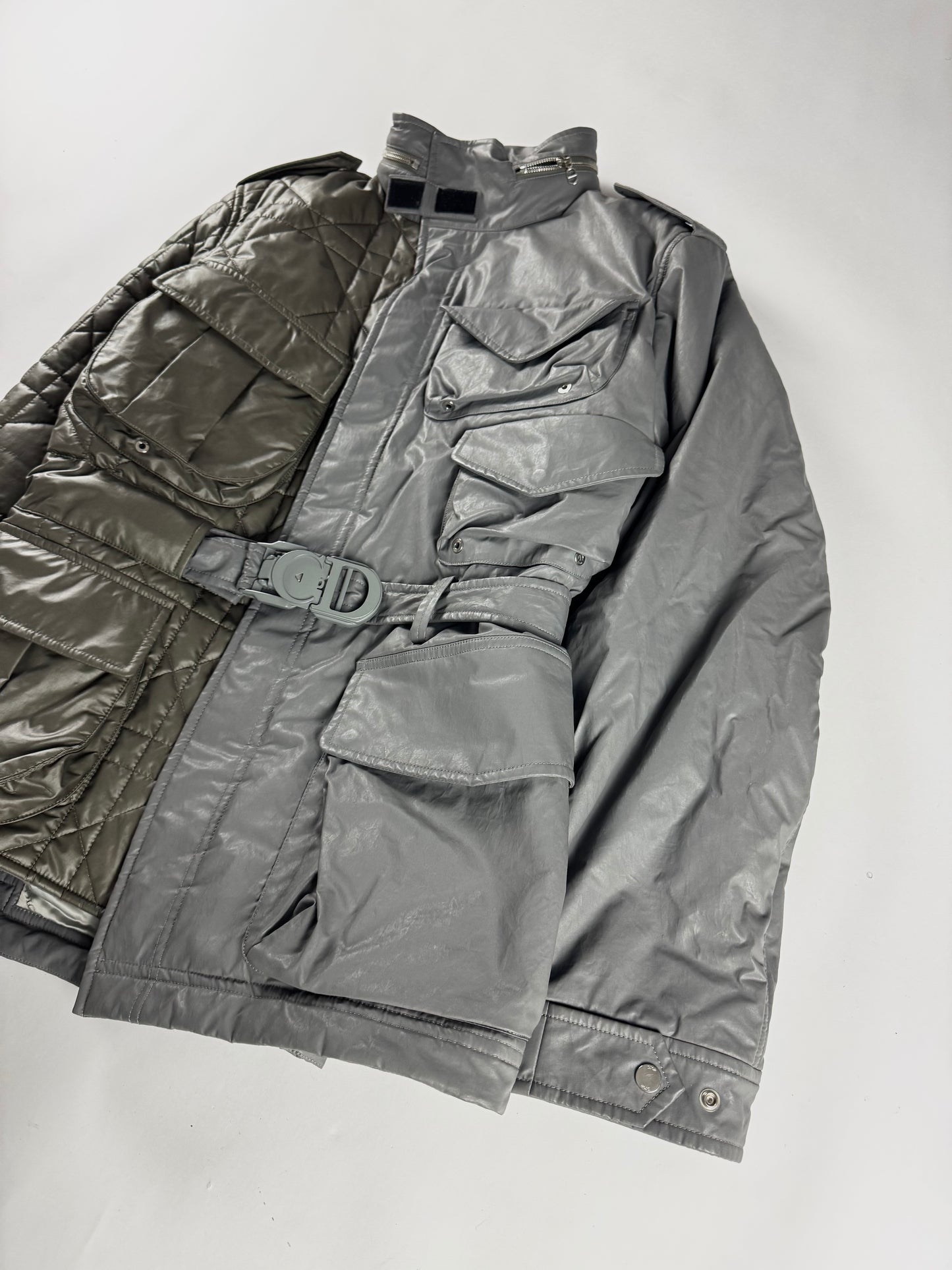 Dior Sample Split Oblique Belted Asymmetric Jacket FW 2023 - M