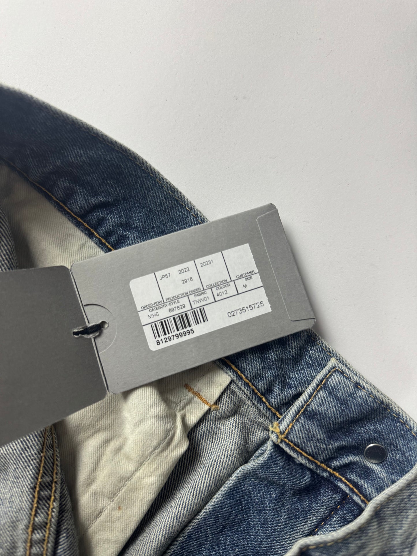 Balenciaga Iconic Perfect Bootcut Flare Denim Pants SS 2022 - M