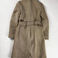 Miu Miu Prada Taupe Wool Twill Belted Long Zipped Coat FW 2000 - S