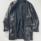 Prada Black Pure Soft Thick Leather Long Coat FW 1998 - L
