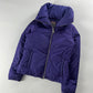 Prada Purple Turtleneck Down Jacket - S