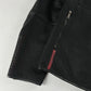 Prada Mesh Leather Patch Elbows Moto Jacket SS 2000 - L