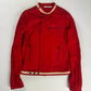 Yves Saint Laurent Rive Gauche Tom Ford Red Leather Motor Jacket SS 2004 - M
