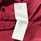 Louis Vuitton Dentelle Burgundy Red Distressed Lace Knit Crewneck Sweater FW 2016 - S