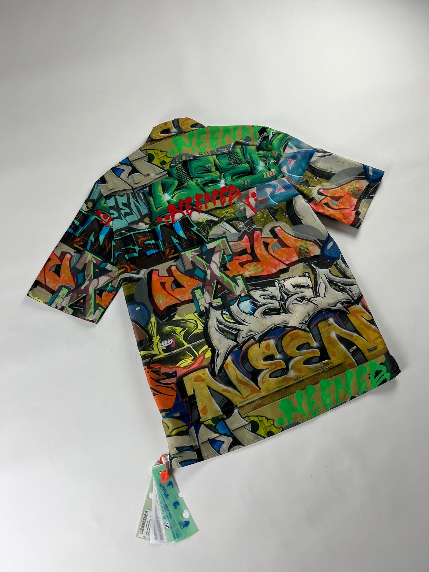 Off-White Neen Allover Graffiti Shirt SS 2022 - S/M