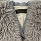 Louis Vuitton Sample Light Grey Fur Crop Jacket FW 2015 - S