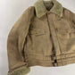 Gucci Tom Ford Suede Camel Shearling Jacket FW 2002 - XL
