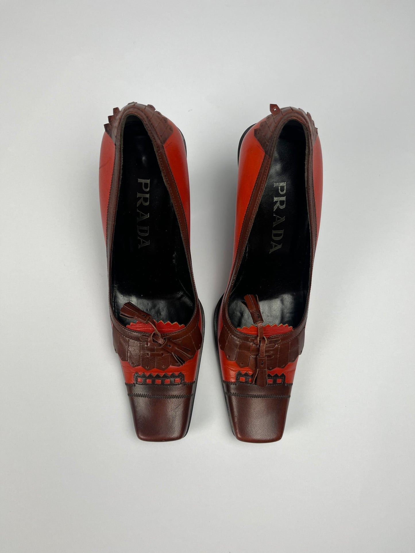 Prada Leather Heels FW 1999 - 37,5 IT/ 38,5 EU