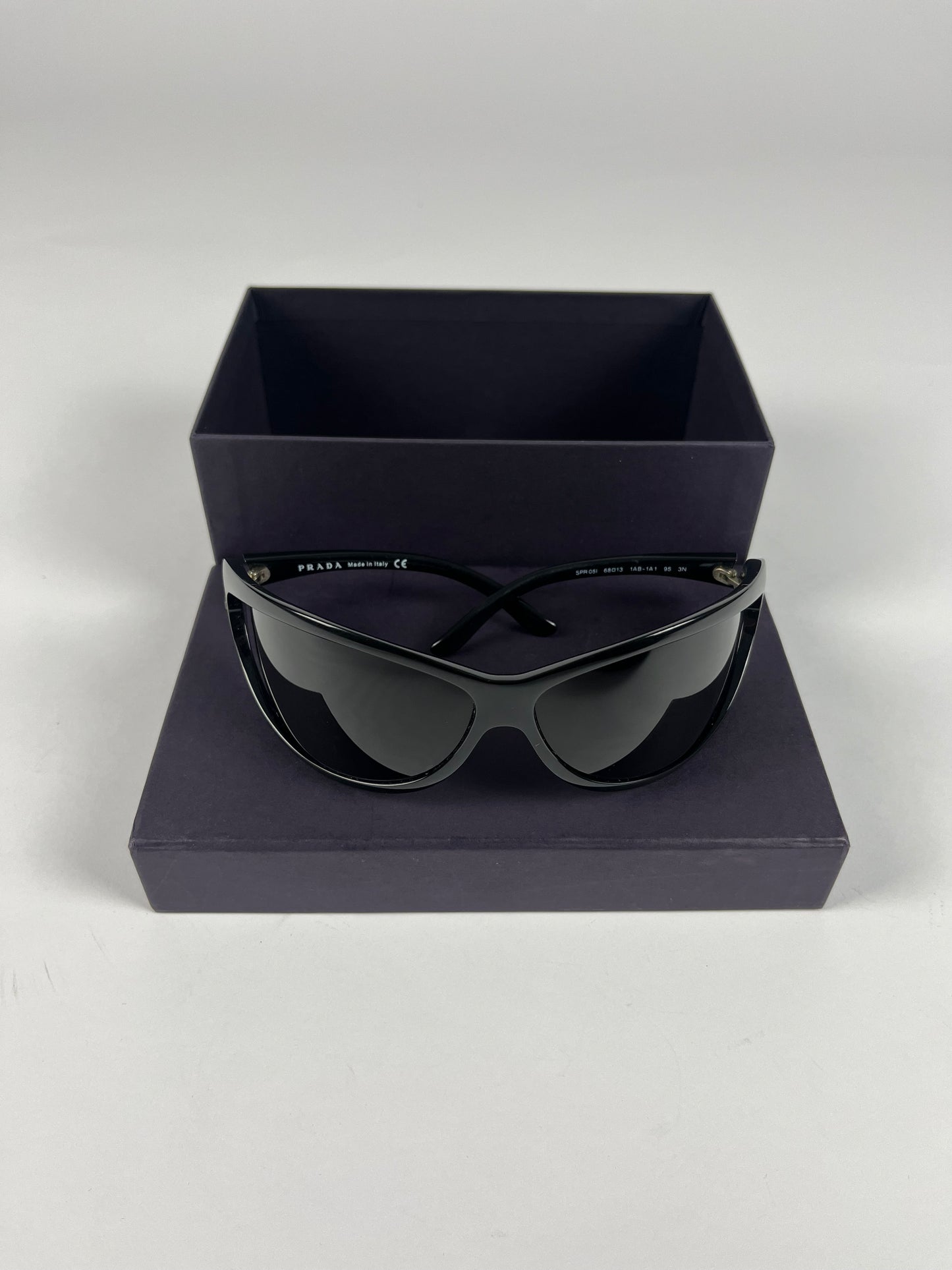 Prada Black Gap Vision Sunglasses - OS