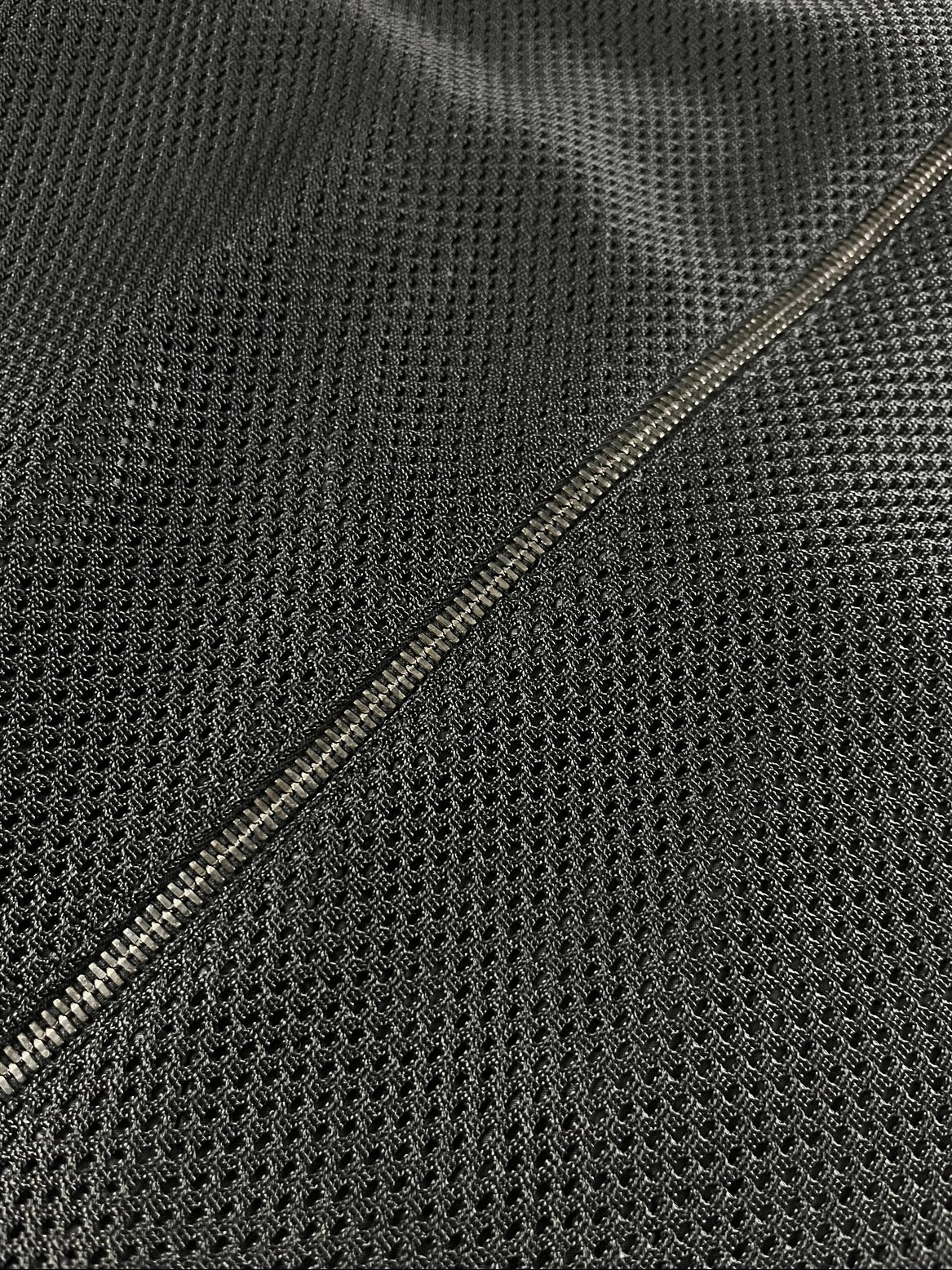 Prada Mesh Leather Patch Elbows Moto Jacket SS 2000 - L