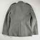 Louis Vuitton Sample Grey Wool Napoleonic Military Stand Collar Epaulettes Officer Jacket FW 2019 - M