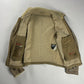 Prada Shearling Fur Lined Belted Aviator Jacket 2000s - L