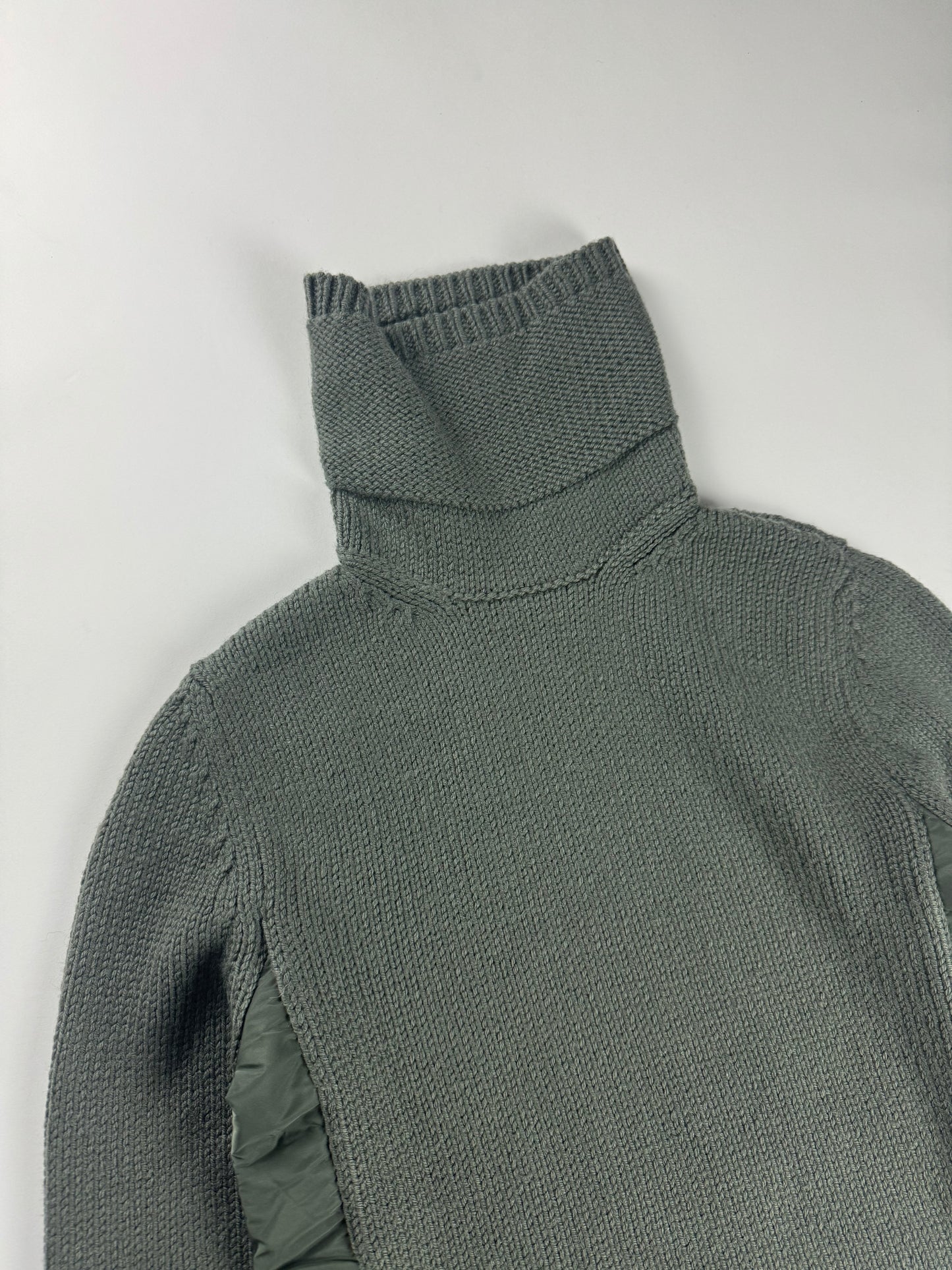 Prada Linea Rossa Pistache Turtleneck Sweater FW 2000 - XS