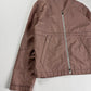 Hermès Sample Pink Lightweight V Neck Blouson Exposed Stitching SS 2022 - M