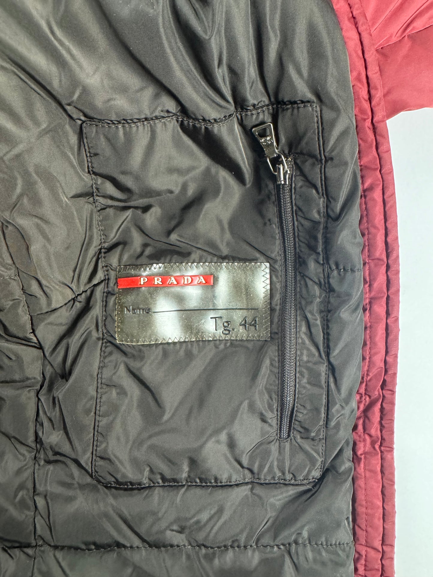 Prada Futurismo Red Nylon Jacket FW 1999 - S