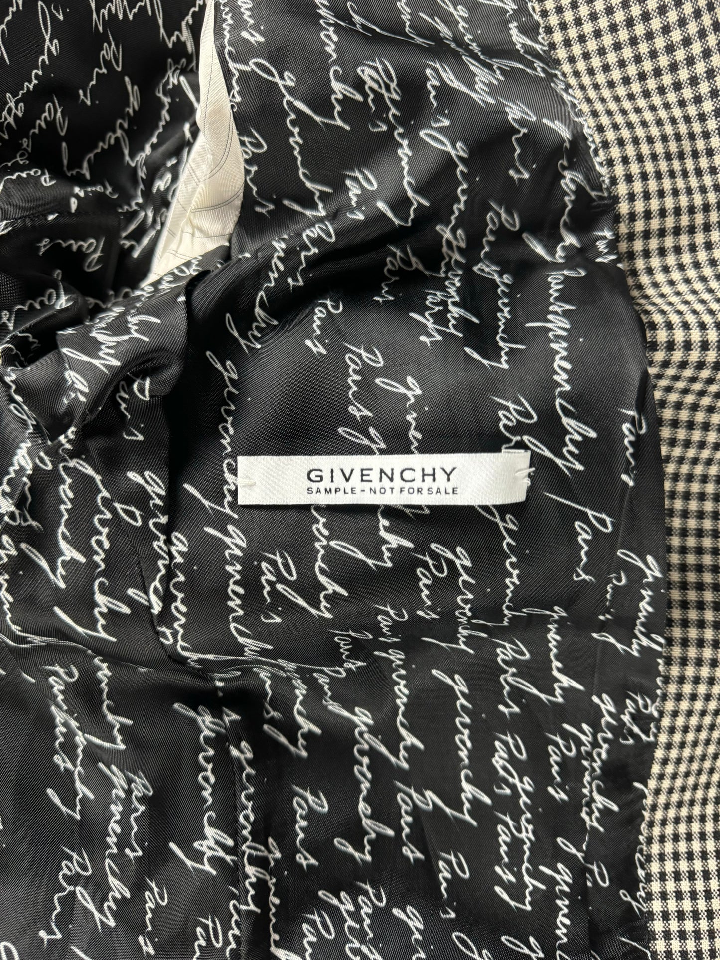 Givenchy Sample Two Tones Structured Wool Coat - S