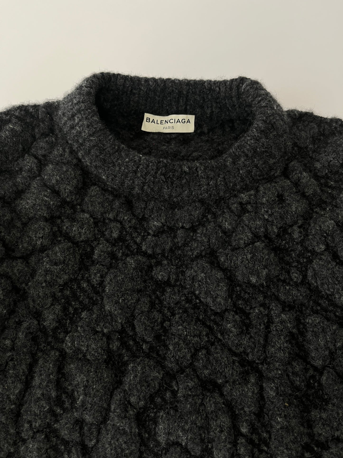 Balenciaga Wool Cocoon Oversize Sweater FW 2015 - S/M