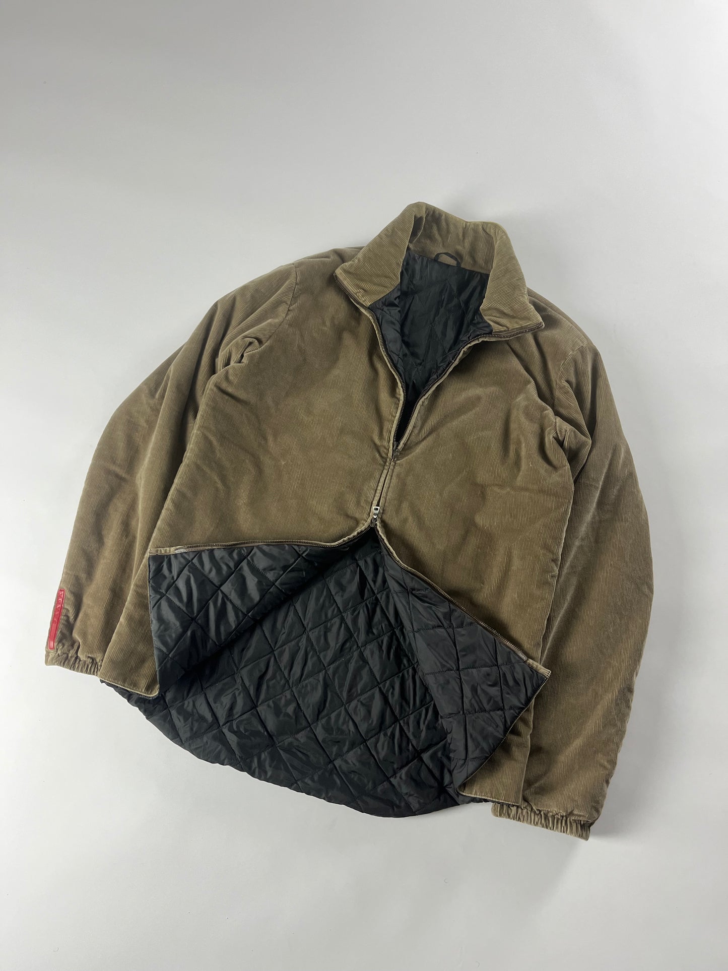 Prada Linea Rossa Corduroy Jacket 2000s - M