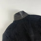 Prada Wool Minimalist Back Neck Leather Detail Blazer FW 1999 - M