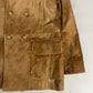 Prada Camel Tawny Double Breasted Pony Hair Leather Coat FW 1996 - M