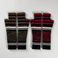 Dior Homme Sample Premium Virgin Wool Red & Brown Hand Warmer Glove Set 2020s - OS