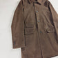 Prada Premium Brown Leather Three Pockets Long Coat FW 2003 - M