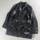 Prada Double Breasted Dark Brown Leather Coat FW 1996 - L