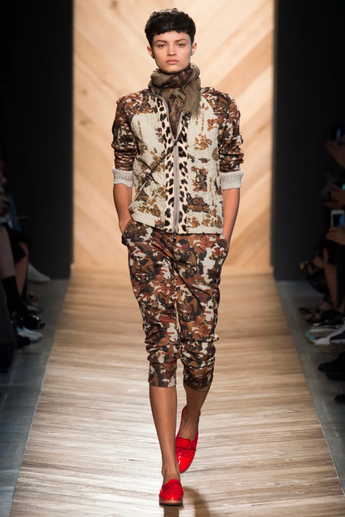 Bottega Veneta Safari Leopard Print Zipper SS 2016 - S