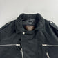 Louis Vuitton Black Cotton Asymmetrical Zipper Perfecto Jacket 2000s - M