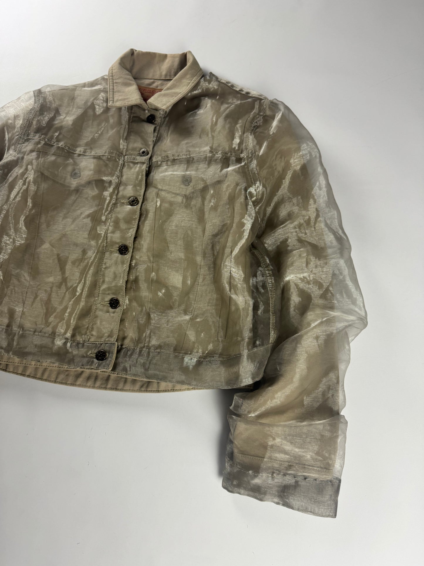 Y/Project Sample Illusion Translucent Organza Trucker Jacket FW 2018 - S
