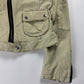 Prada Cream Leather Zipped Moto Jacket FW 2006 - M