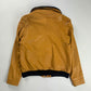 Maison Martin Margiela Unfinished Sample Removable Scarf Leather Jacket 2010s - S