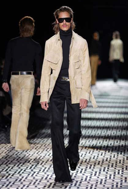 Gucci Belted Double Pocket Leather Coat FW 2003 - M