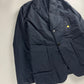 Hermès Sample Puffer Tailored Navy Minimalist Blazer FW 2023 - M