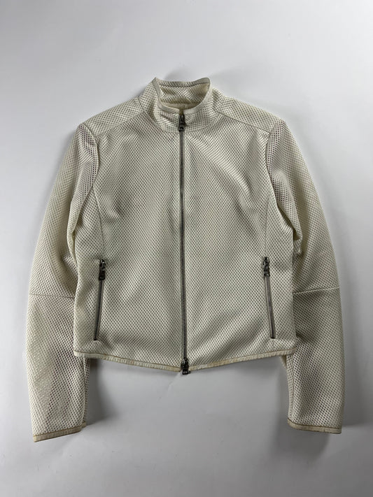 Prada Mesh Leather Elbows Jacket SS 2000 - S