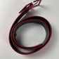 Dior Homme Sample Kris Van Assche Red Leather Belt SS 2009 - 90 CM