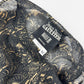 Jean Paul Gaultier Face Graphic Stripe Sleeves Mesh Top SS 2001 - M